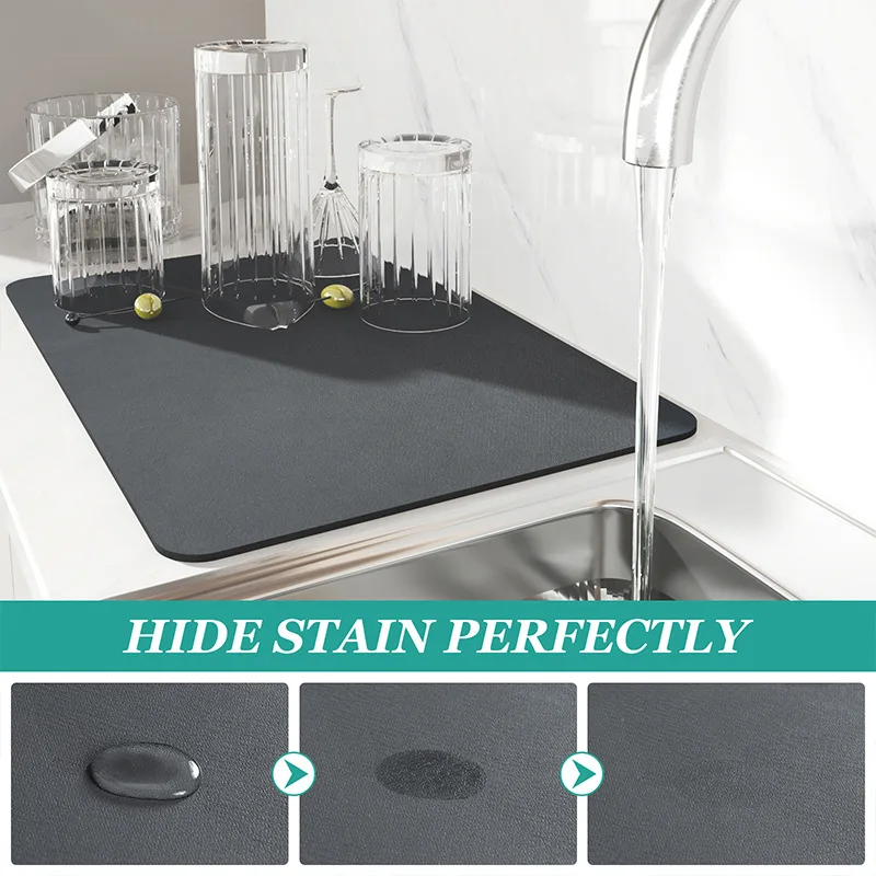 Super Absorbent Kitchen Tablew - Bar Mat Rubber avis et prix