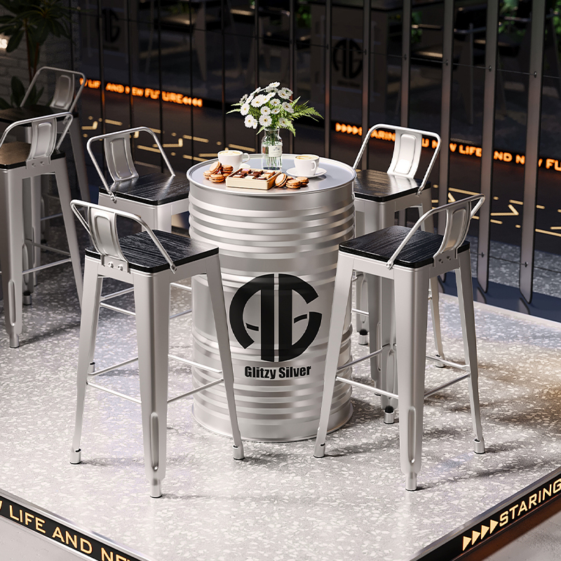 ‌Industrial Bar Table | Metal  - Home Bar Stools avis et prix
