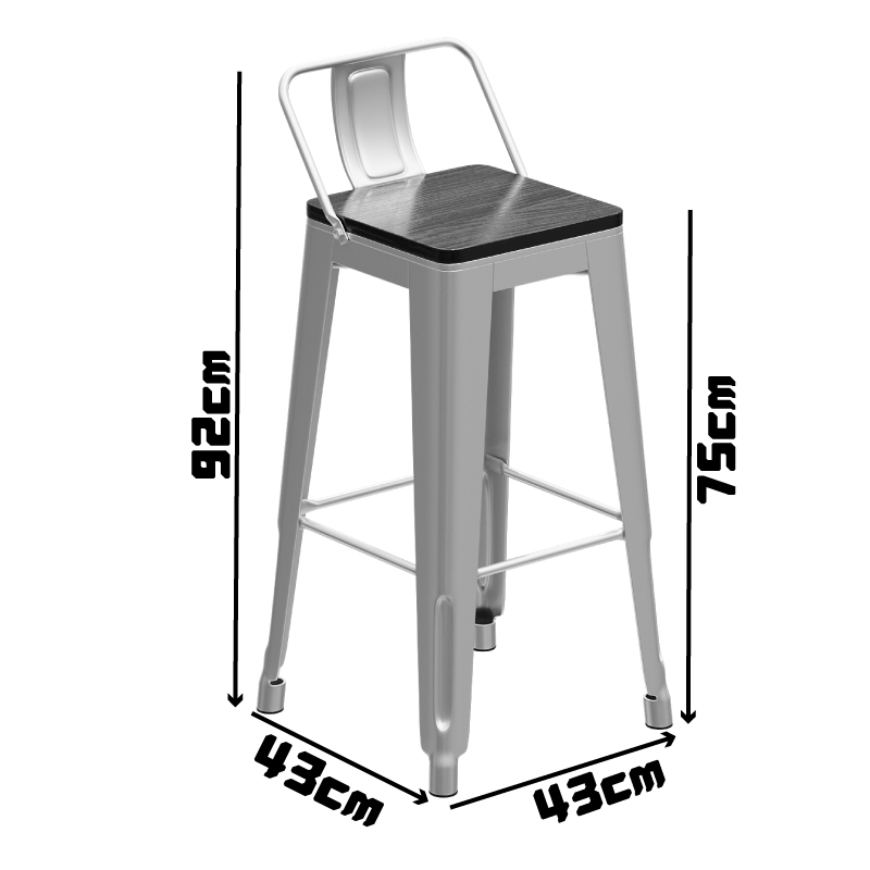 ‌Industrial Bar Table | Metal  - Home Bar Stools avis et prix