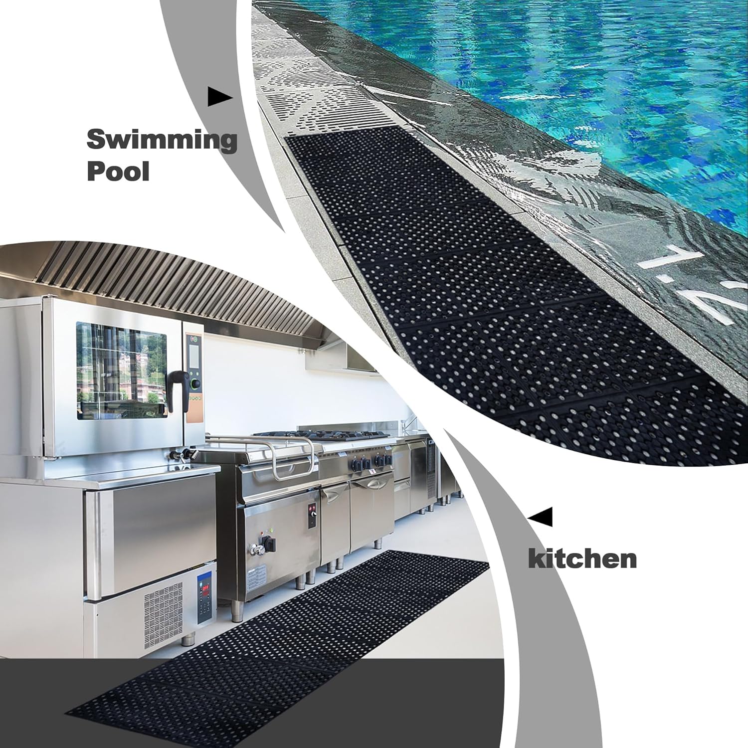 Commercial Anti-Fatigue Draina - Bar Mat Rubber avis et prix