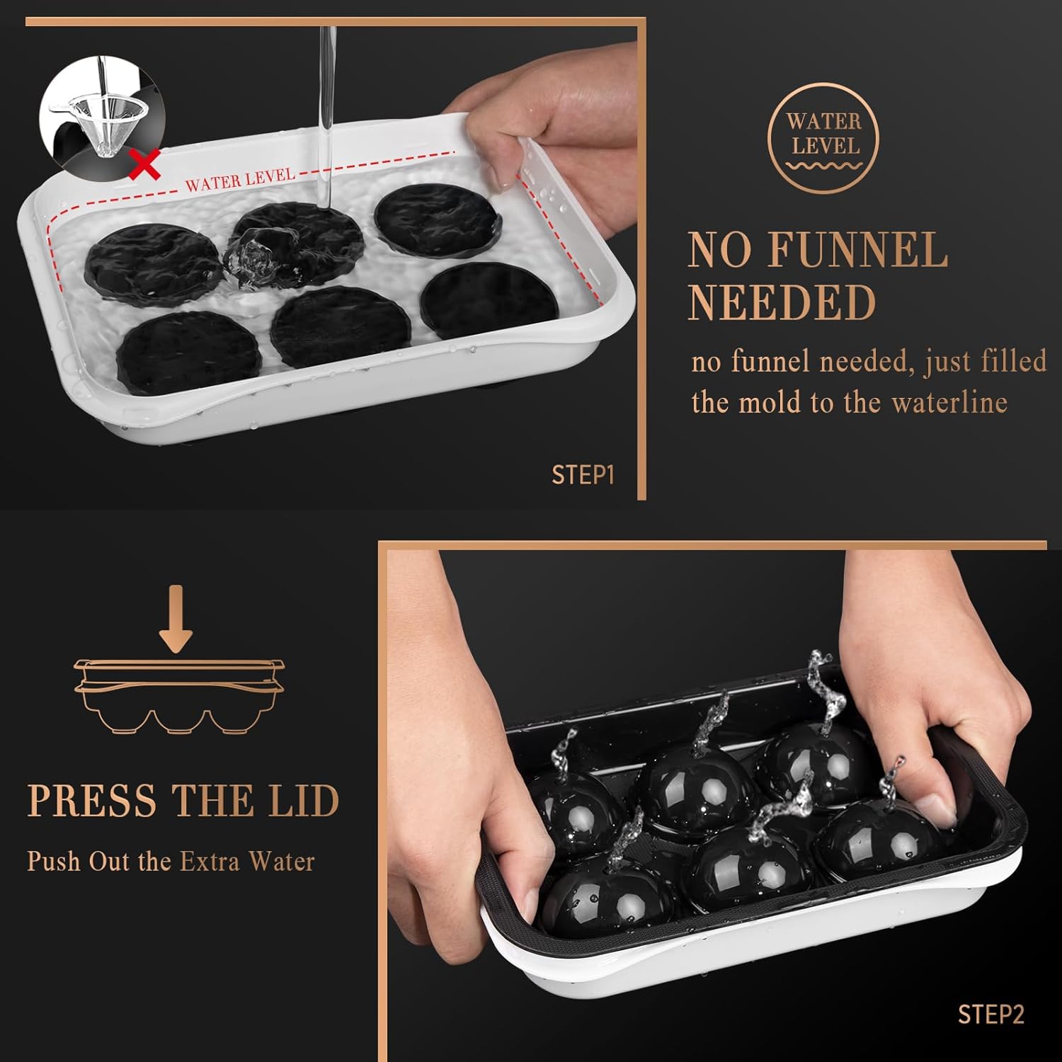 2.2 Inch Round Ice Cube Mold w - Ice Mold Sphere avis et prix