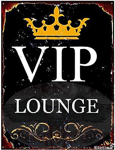 Metal tin Sign Decor VIP Loung - Home Bar Lounge avis et prix
