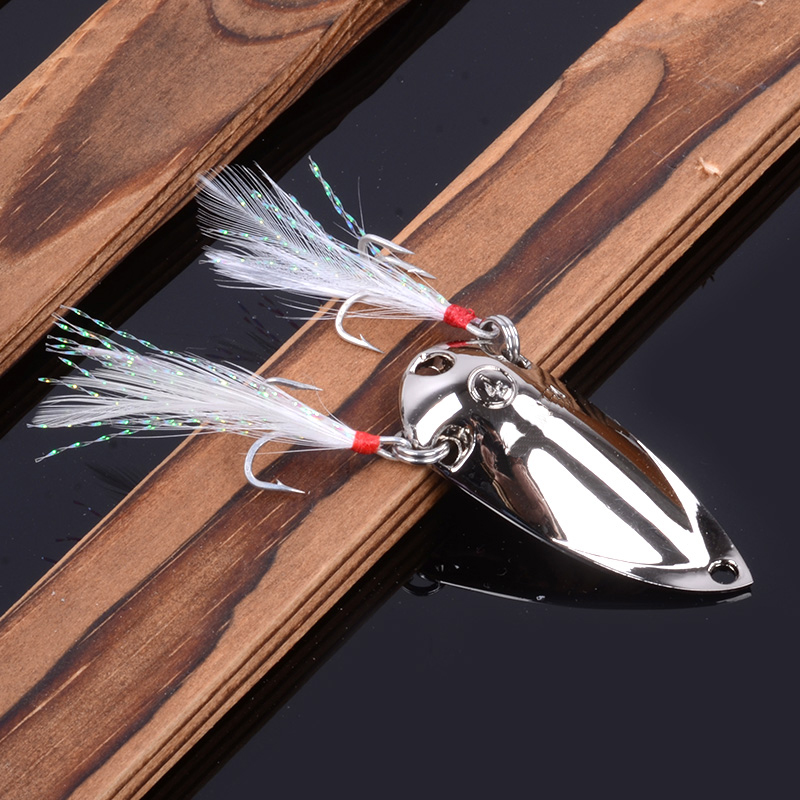 4pcs Fishing lures spoon metal - Jigger Double Sided avis et prix