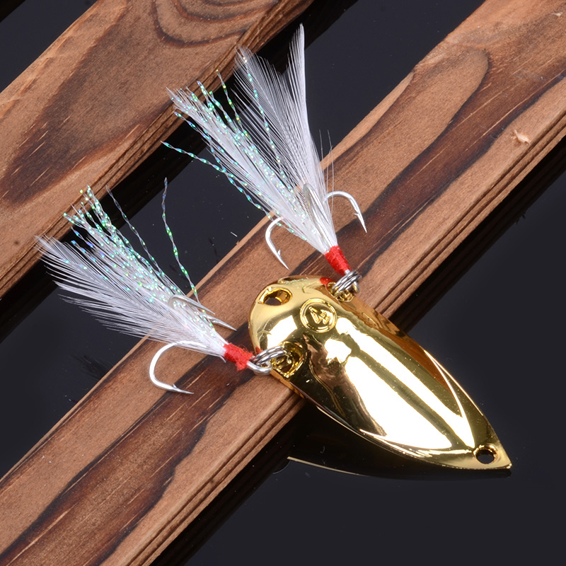 4pcs Fishing lures spoon metal - Jigger Double Sided avis et prix