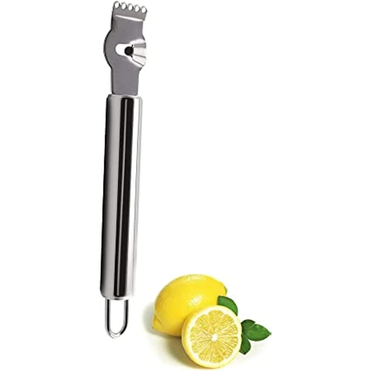 Silver Lemon Zester Tool/Corer - Peeler Channel Knife avis et prix