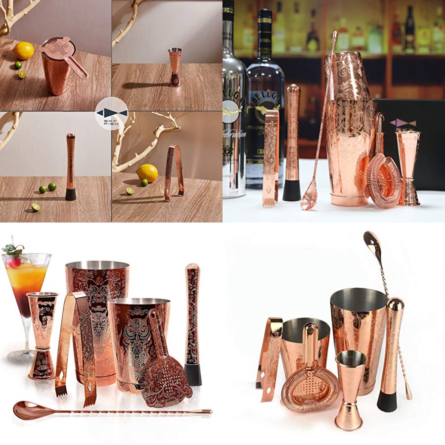 Sky Fish Bartender Kit Cocktai - Boston Shaker Set avis et prix