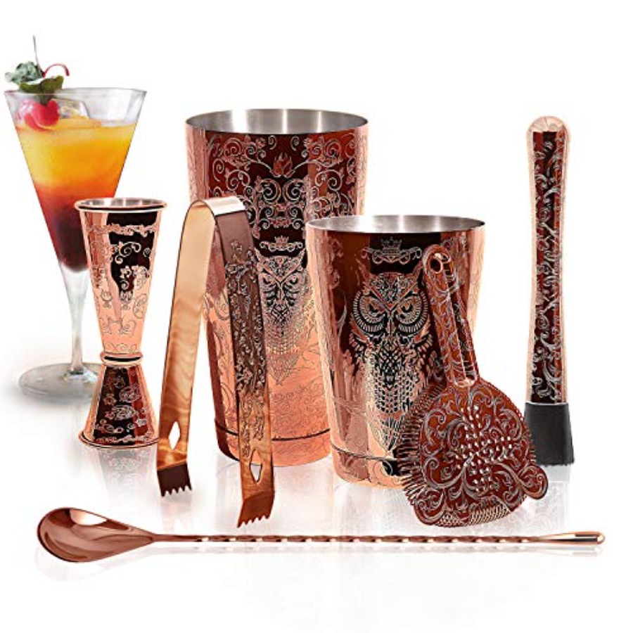 Sky Fish Bartender Kit Cocktai - Boston Shaker Set avis et prix