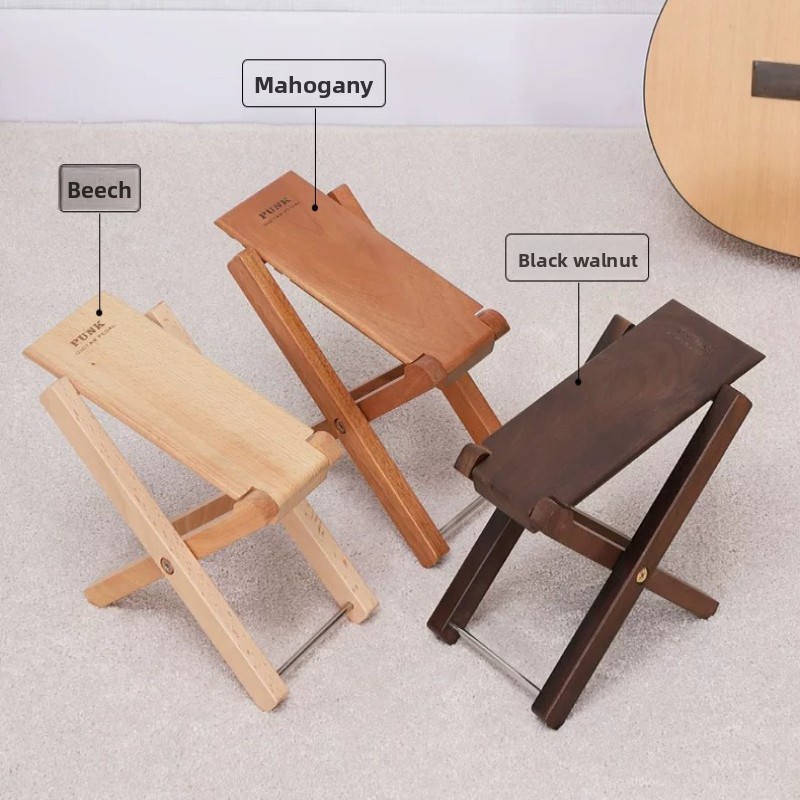 Solid Wood Folding Guitar Foot - Home Bar Stools avis et prix