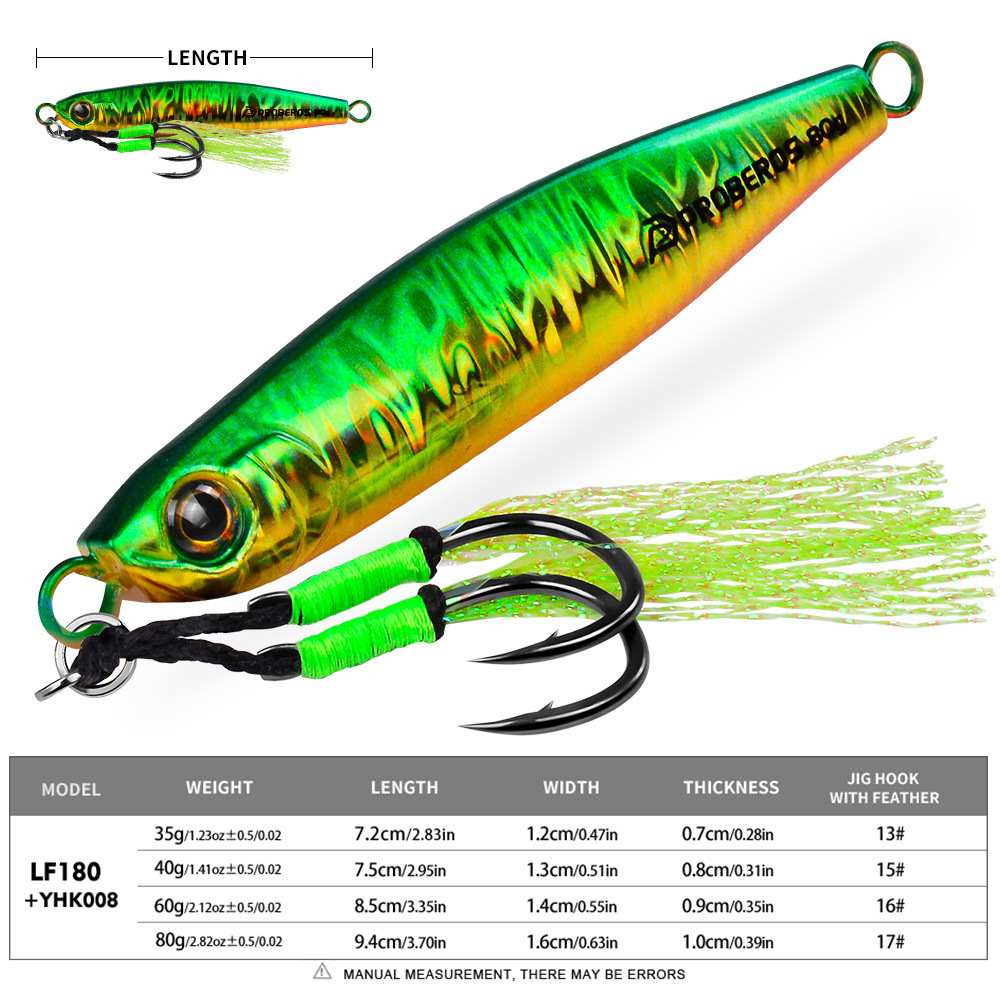 LHFSH 35g-80g Long Cast Metal  - Jigger Double Sided avis et prix