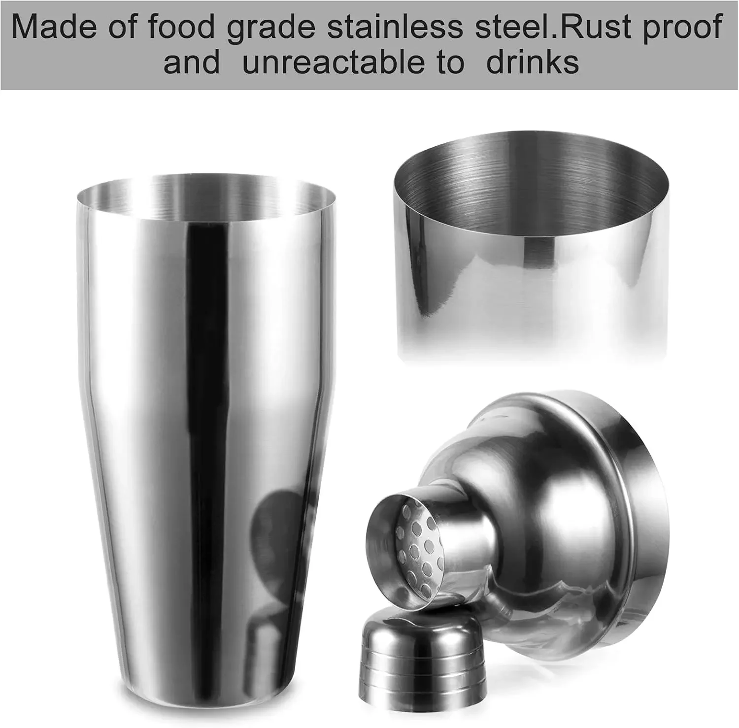 3/6pcs Cocktail Shaker Stainle - Boston Shaker Set avis et prix
