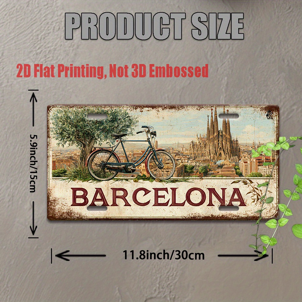 2D Flat, 1 Piece Vintage Metal - Home Barcelona avis et prix
