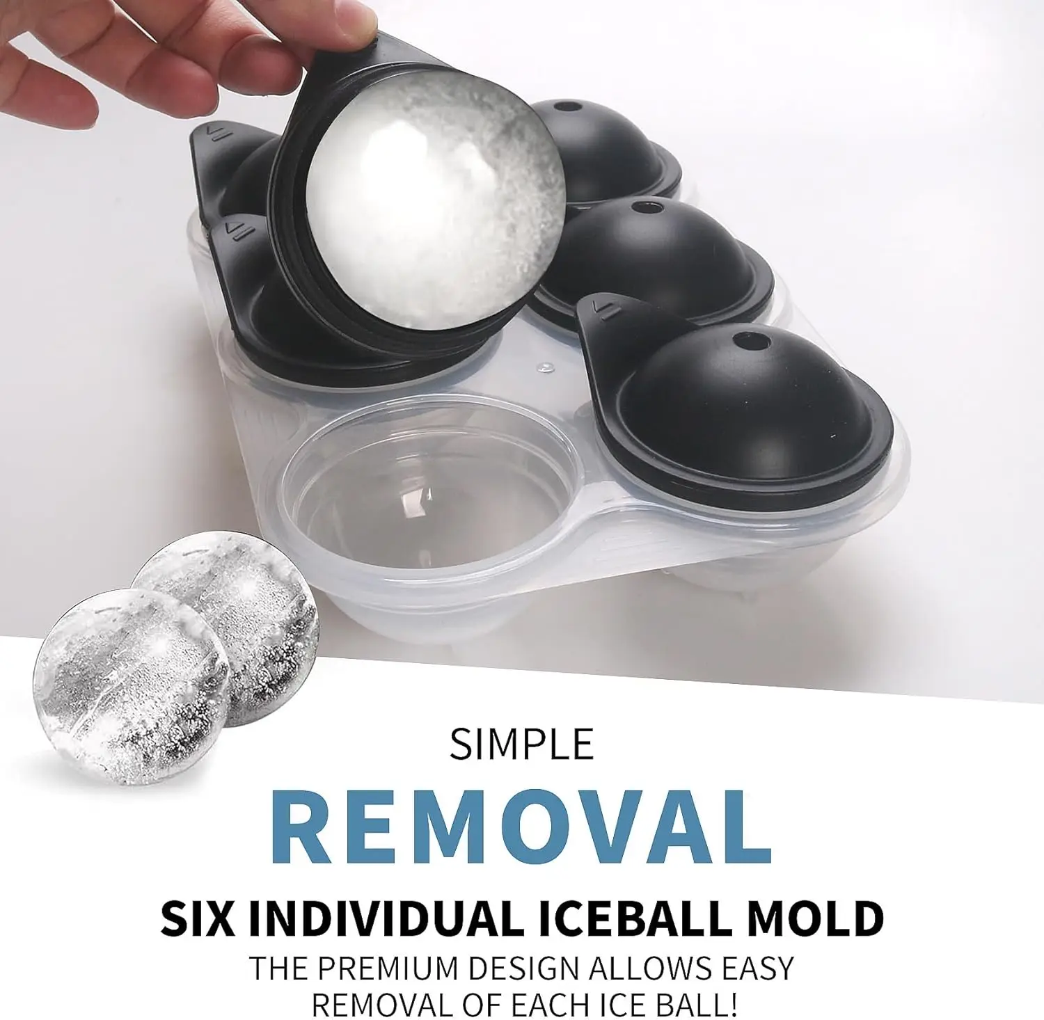 Large Silicone Ice Cube Tray W - Ice Mold Sphere avis et prix