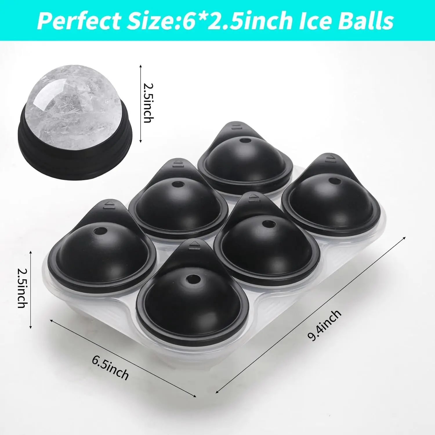 Large Silicone Ice Cube Tray W - Ice Mold Sphere avis et prix