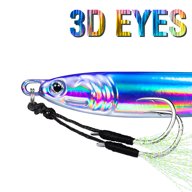 7Pcs 40g 60g 80g 100g Luminous - Jigger Double Sided avis et prix