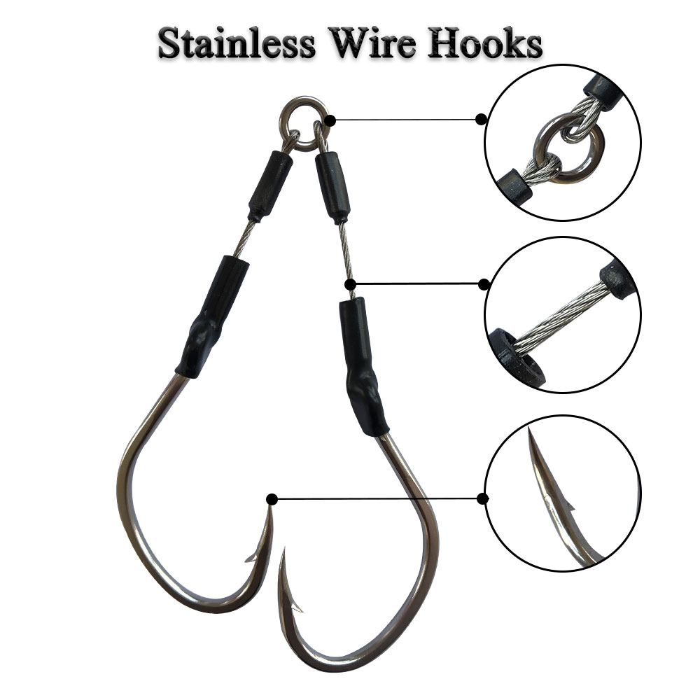 2pairs/bag Slow Fast Jigging H - Jigger Double Sided avis et prix