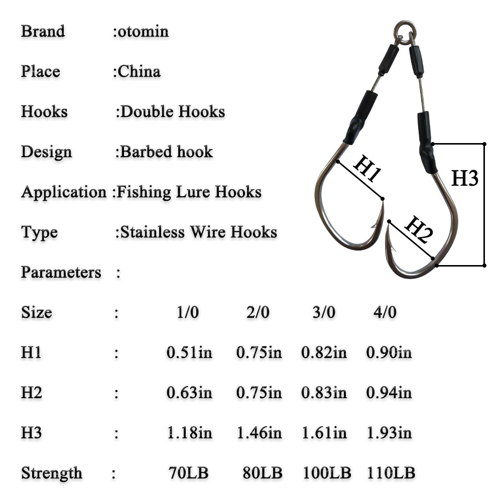 2pairs/bag Slow Fast Jigging H - Jigger Double Sided avis et prix