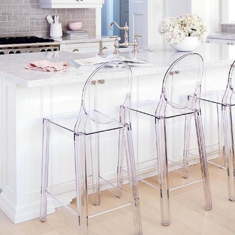 8Pcs Fashion Home Decor Clear  - Home Bar Stools avis et prix