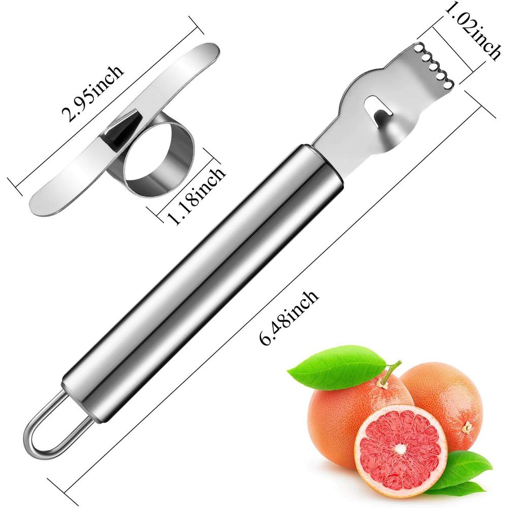 4-Piece Stainless Steel Lemon  - Peeler Channel Knife avis et prix