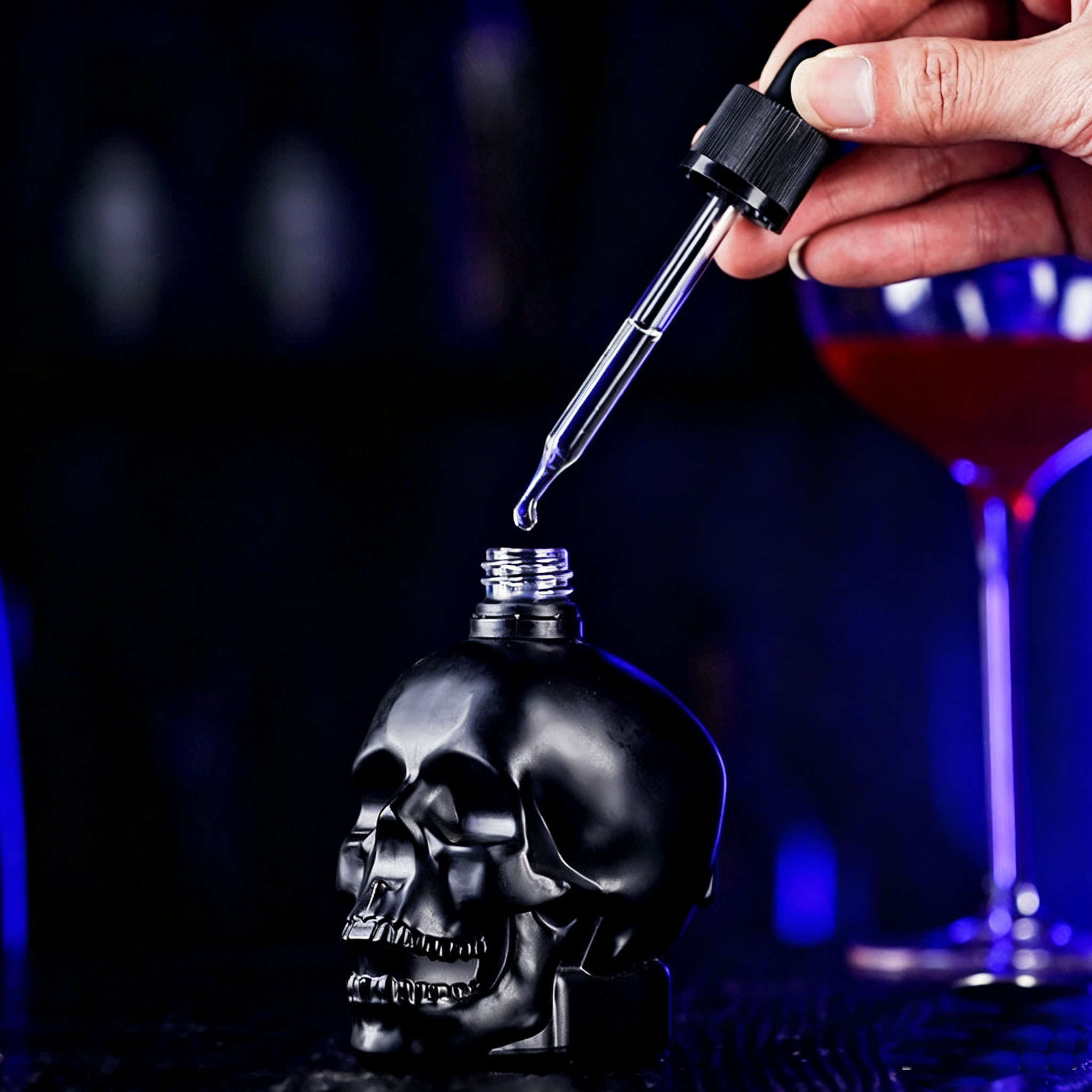 Skull Bittle Bottle Dropper Bo - Bitters Bottle Set avis et prix