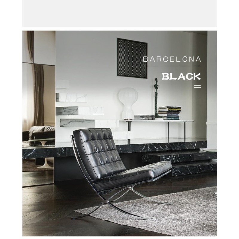 Home Barcelona Chair Leather L - Home Barcelona avis et prix
