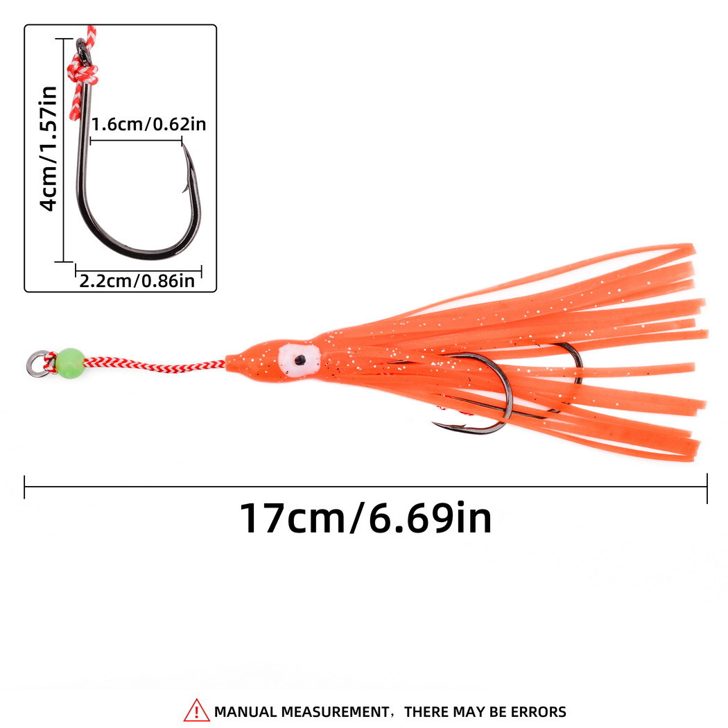 1Pcs 17cm Jig Fishing Hook Lum - Jigger Double Sided avis et prix
