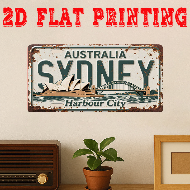 Tin Sign - Australia Sydney Ha - Home Bar Sydney avis et prix