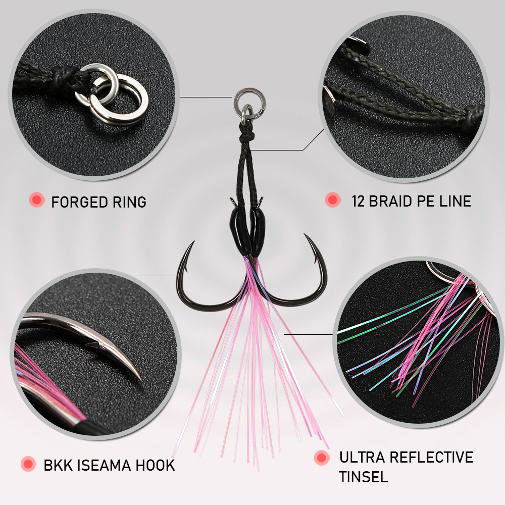 JIGGING PRO 2 Pairs Micro Jig  - Jigger Double Sided avis et prix