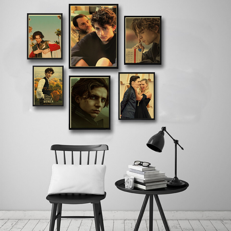 Timothee Chalamet Retro Canvas - Home Bar And Theater avis et prix