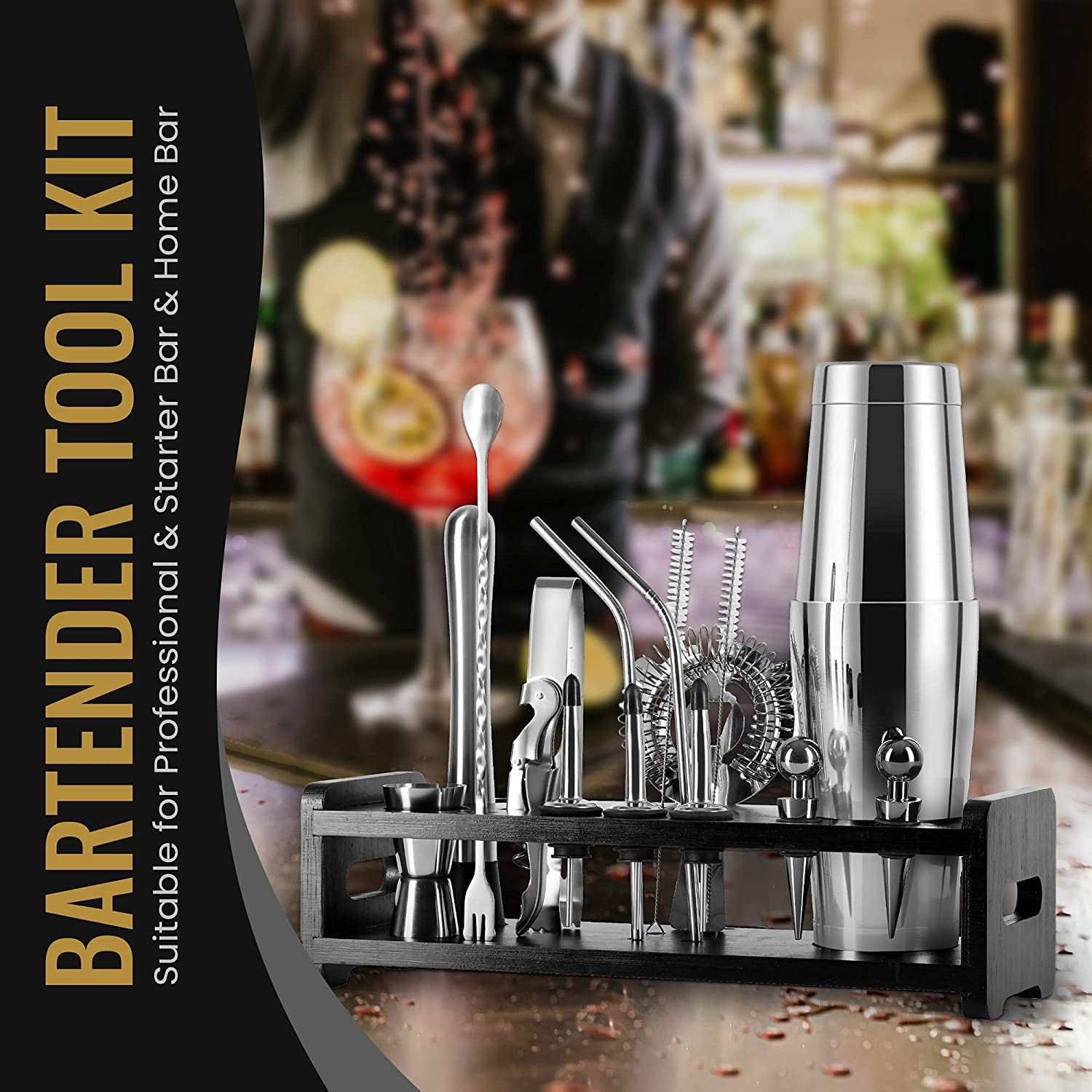 stllCocktail Shaker Set 18 Pie - Boston Shaker Set avis et prix