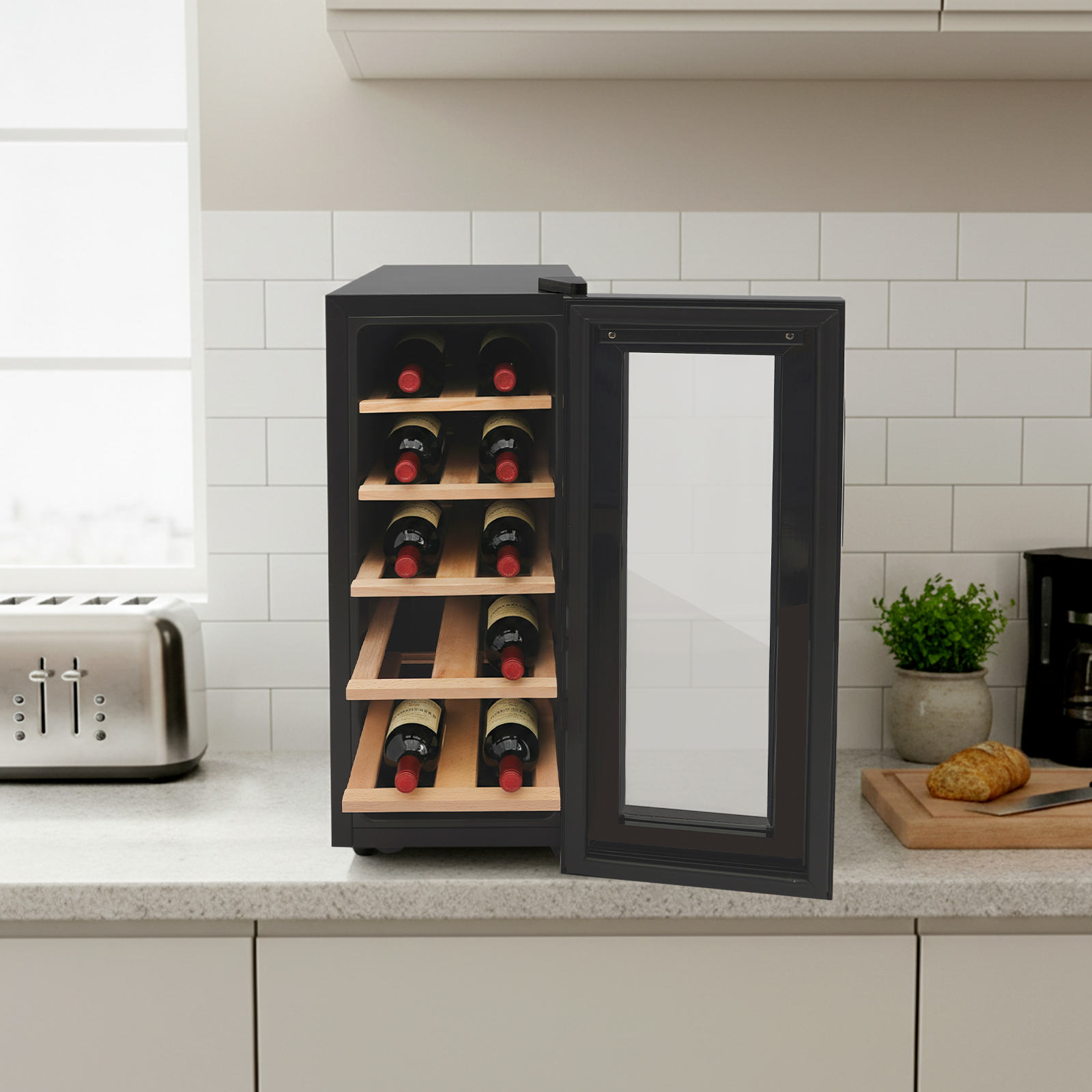 12 Bottle Wine Fridge, Freesta - Home Bar And Fridge avis et prix