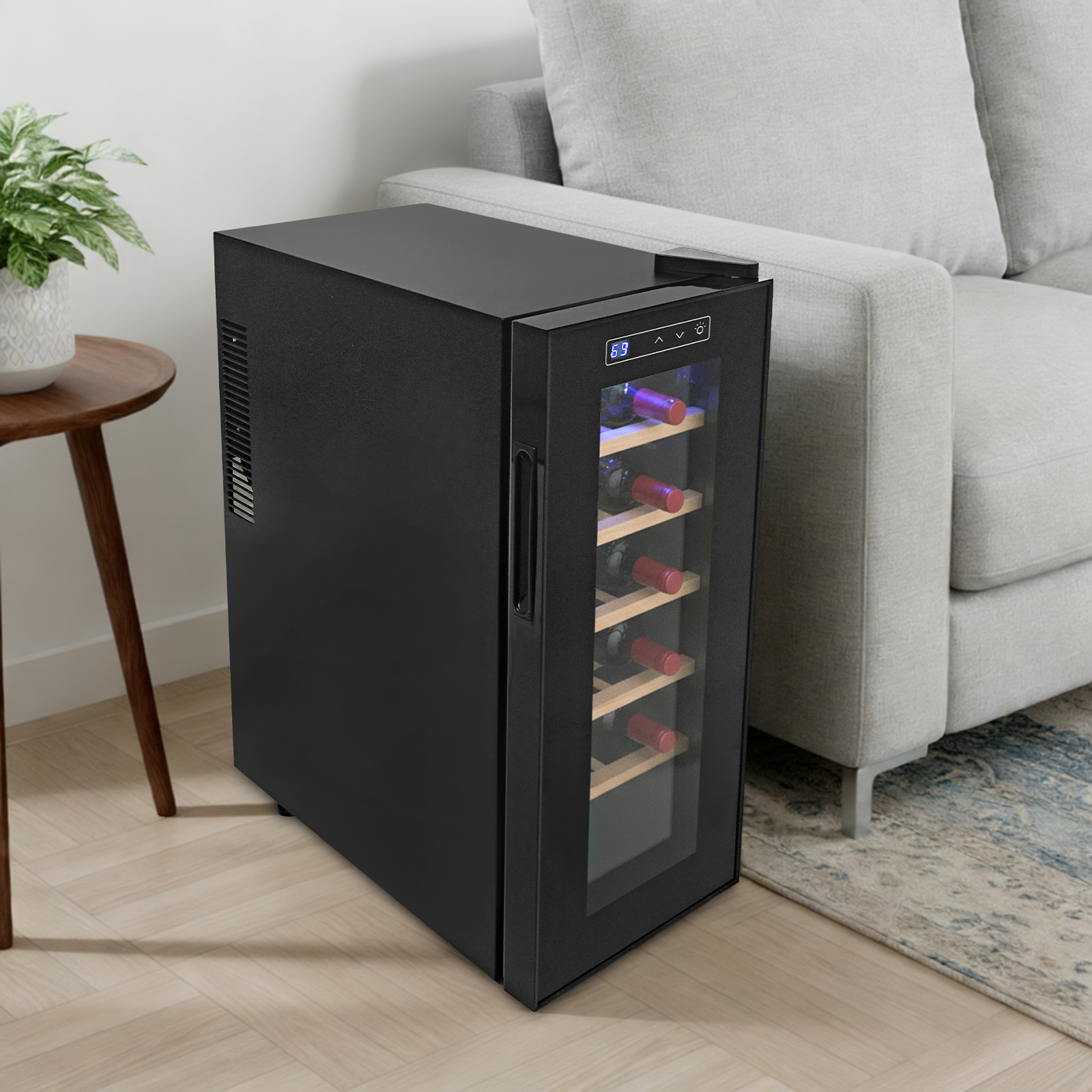 12 Bottle Wine Fridge, Freesta - Home Bar And Fridge avis et prix