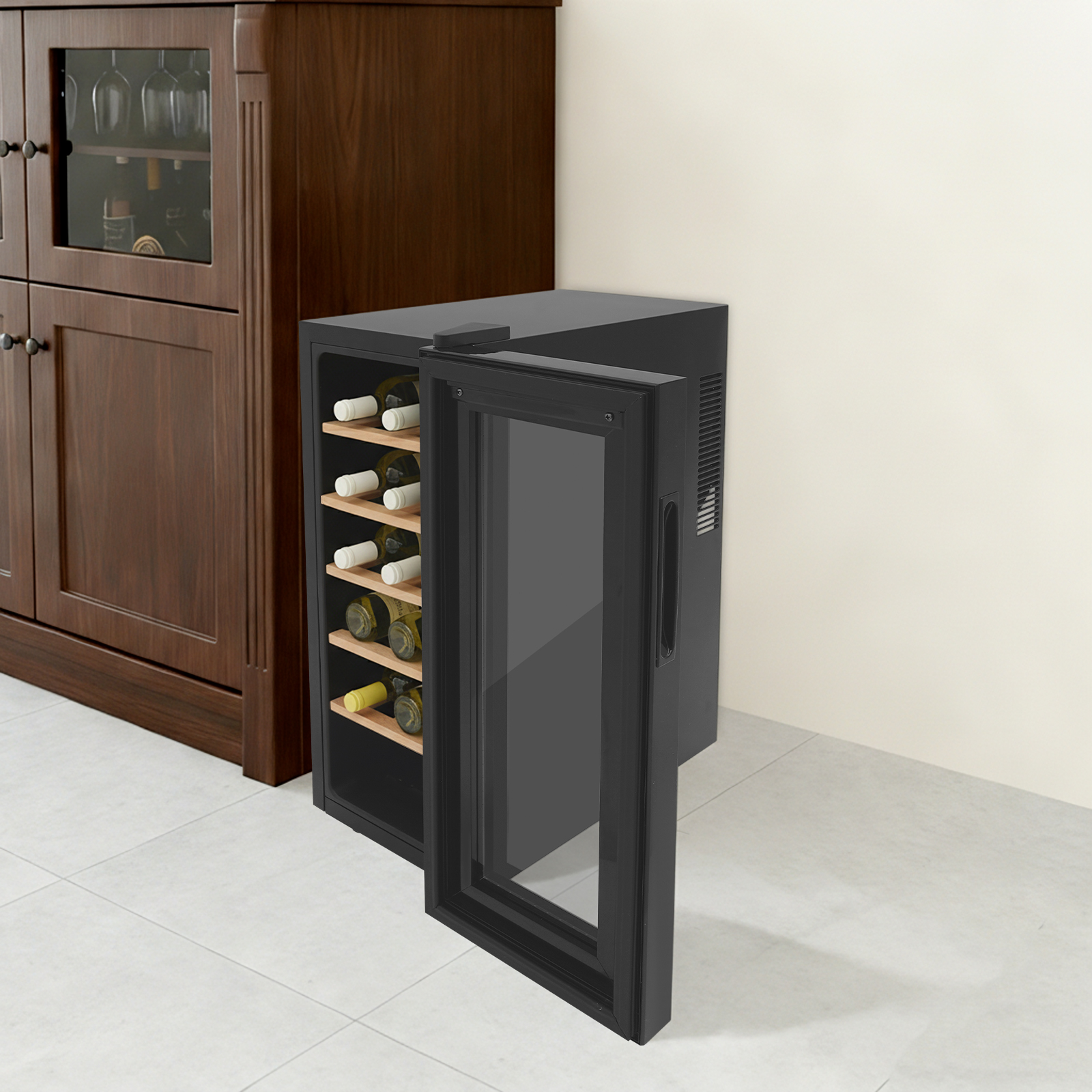 12 Bottle Wine Fridge, Freesta - Home Bar And Fridge avis et prix