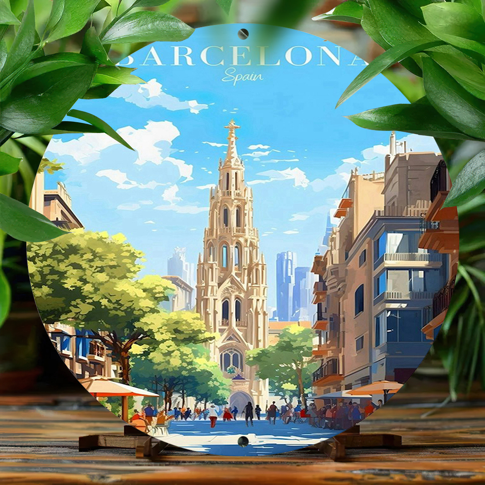 Barcelona Spain Scenic Illustr - Home Barcelona avis et prix