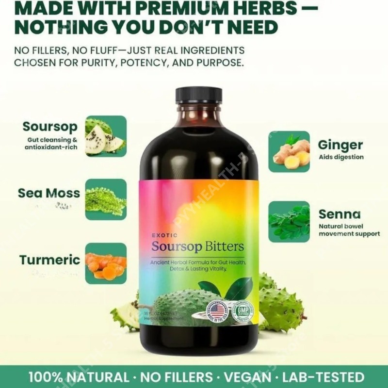 Soursop Bitters Drops Liquid O - Bitters Bottle Set avis et prix