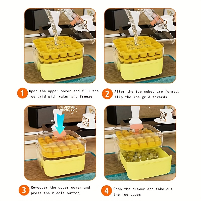 48 Cells Ice Cube Tray Easy Co - Home Bar And Fridge avis et prix