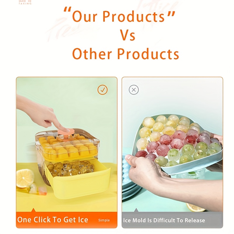 48 Cells Ice Cube Tray Easy Co - Home Bar And Fridge avis et prix