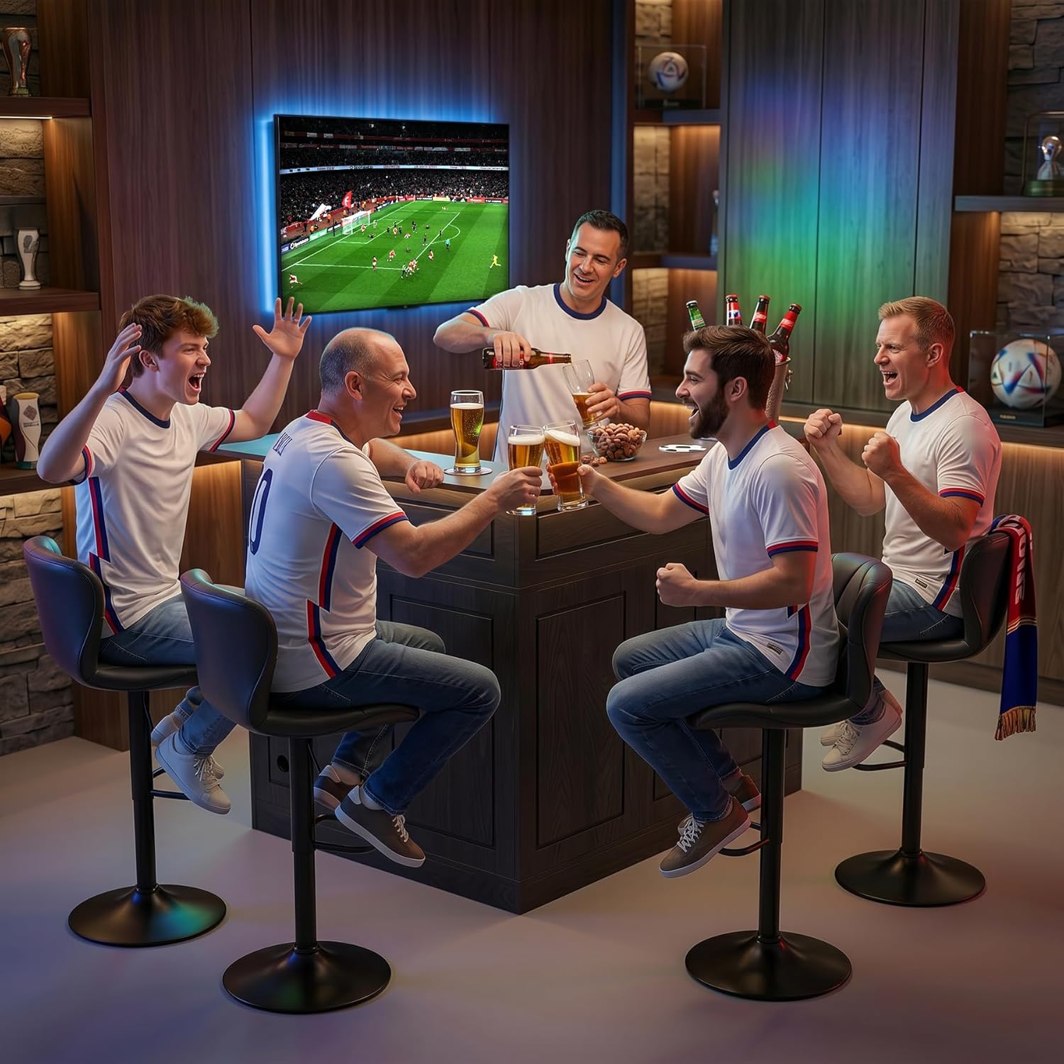 L Shaped Home Bar Unit With Fr - Home Bar And Fridge avis et prix
