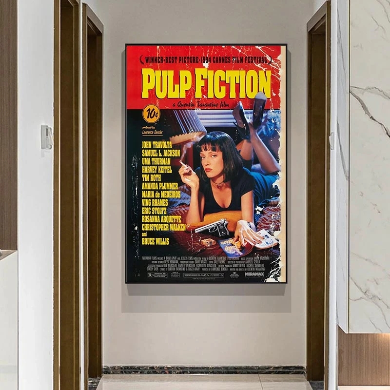 Classic Movie Pulp Fiction Pos - Home Bar And Theater avis et prix