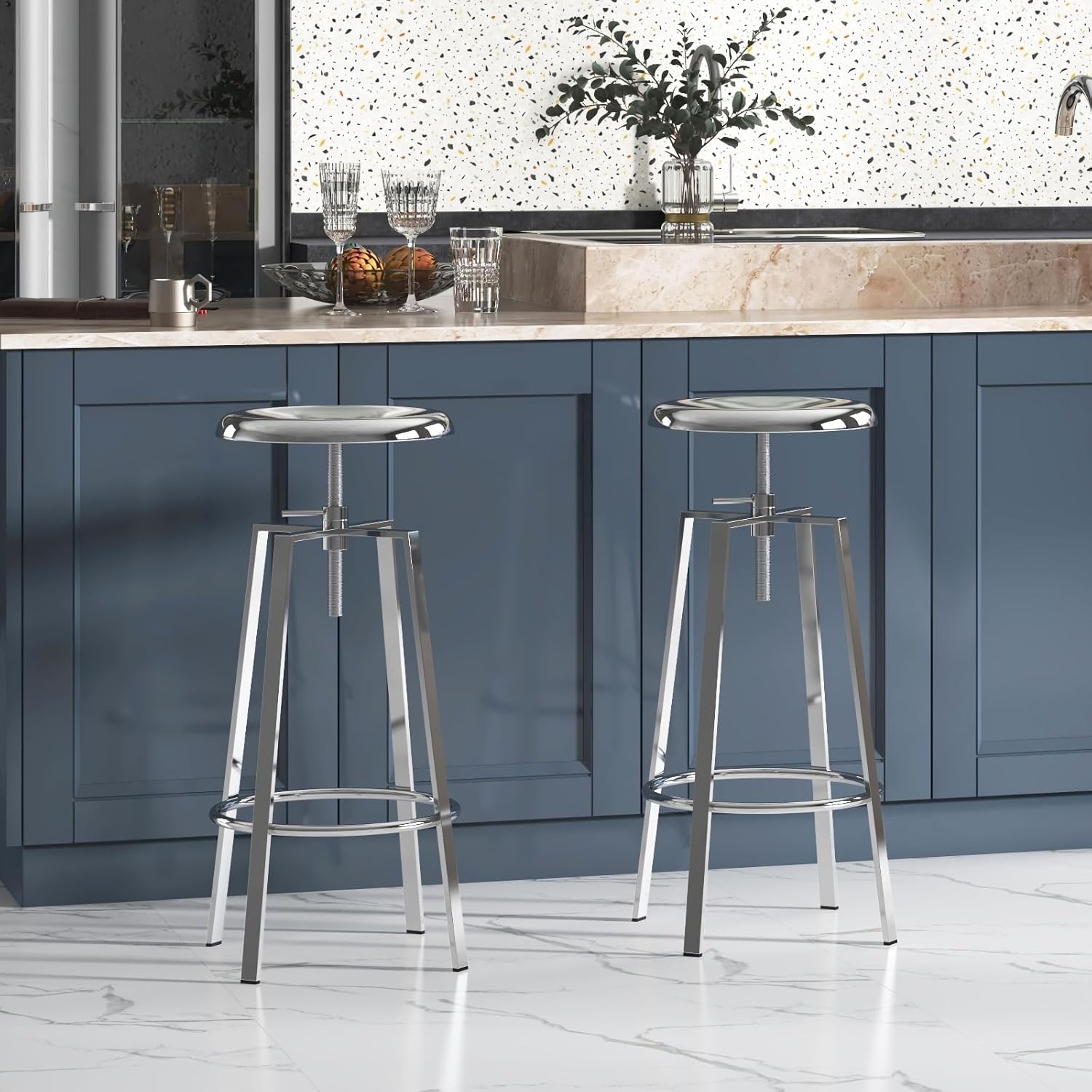 Atlas Industrial Bar Stools Se - Home Bar Stools avis et prix