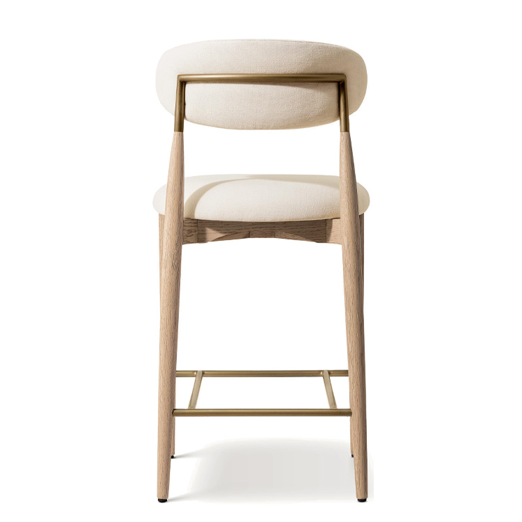 New Style Nordic Fabric Wood C - Home Bar Stools avis et prix