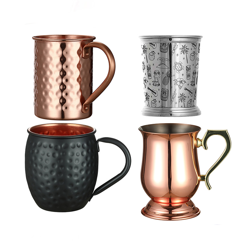 Hammered Copper Plated Stainle - Mule Copper Mug avis et prix