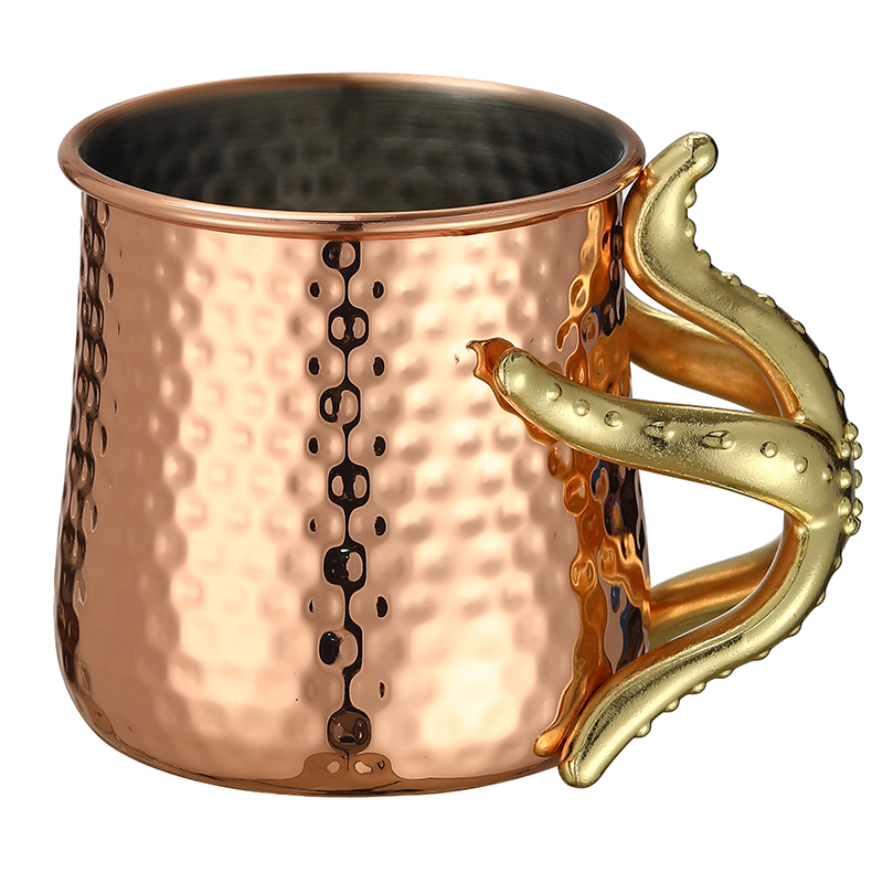 Hammered Copper Plated Stainle - Mule Copper Mug avis et prix