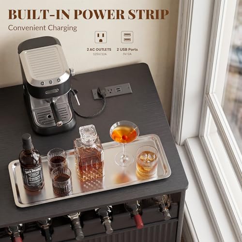 53 Inch L-Shape Contemporary B - Home Bar And Fridge avis et prix