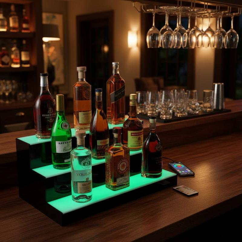 Illuminated Beverage Shelf 24  - Home Bar Lounge avis et prix
