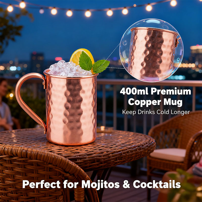 New 100% Copper Cups Pure Soli - Mule Copper Mug avis et prix