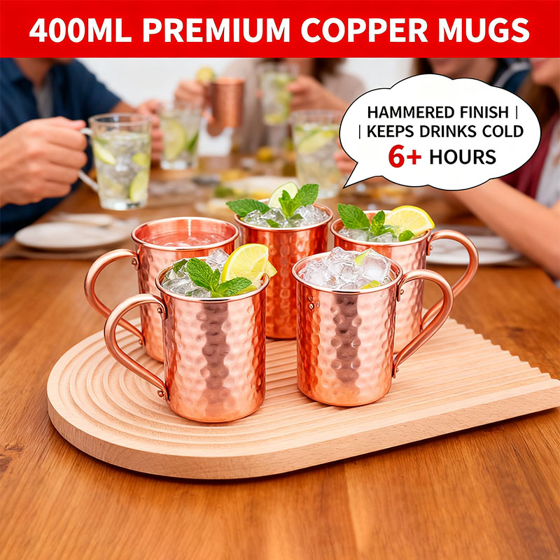New 100% Copper Cups Pure Soli - Mule Copper Mug avis et prix