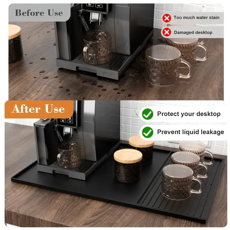 2-in-1 Silicone Coffee Bar Mat - Bar Mat Rubber avis et prix