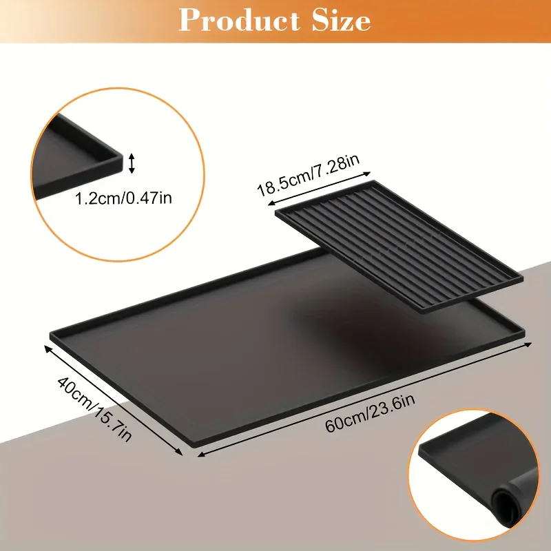 2-in-1 Silicone Coffee Bar Mat - Bar Mat Rubber avis et prix