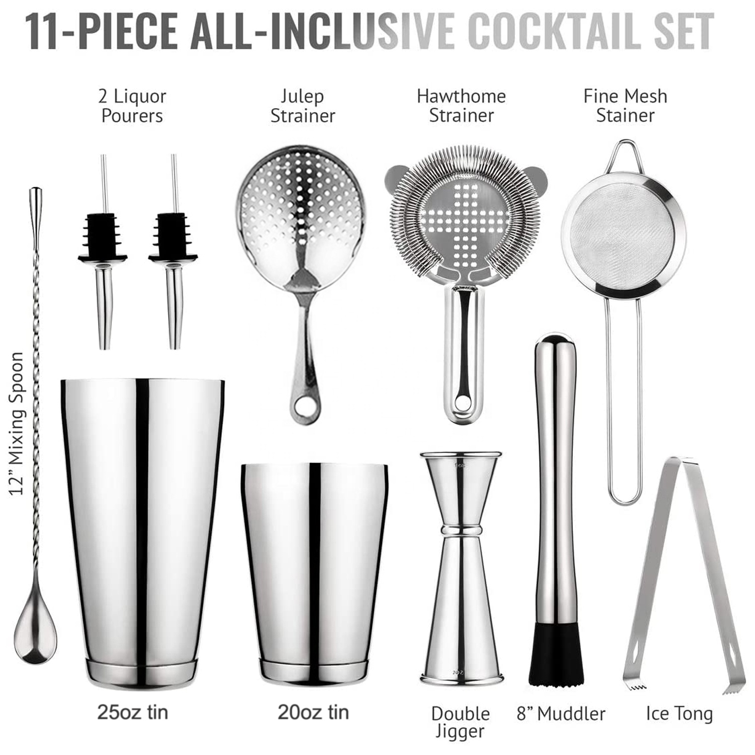 stllCAMOL FACTORY 11 Pieces Si - Boston Shaker Set avis et prix
