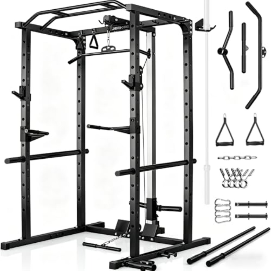Home gym power rack with LAT p - Home Bar And Gym avis et prix